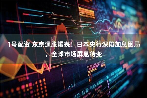 1号配资 东京通胀爆表！日本央行深陷加息困局，全球市场屏息待变