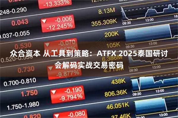 众合资本 从工具到策略：ATFX 2025泰国研讨会解码实战交易密码