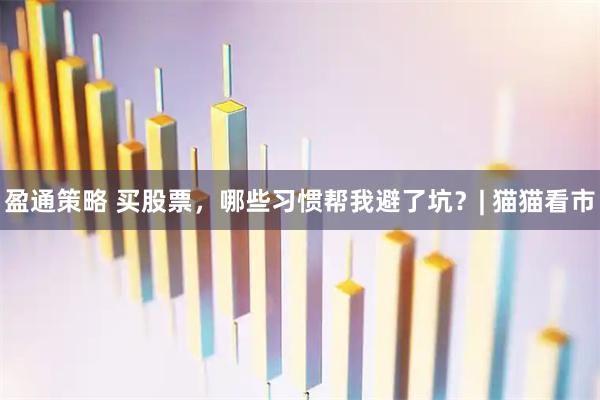 盈通策略 买股票，哪些习惯帮我避了坑？| 猫猫看市
