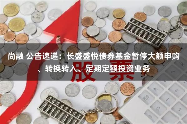 尚融 公告速递：长盛盛悦债券基金暂停大额申购、转换转入、定期定额投资业务